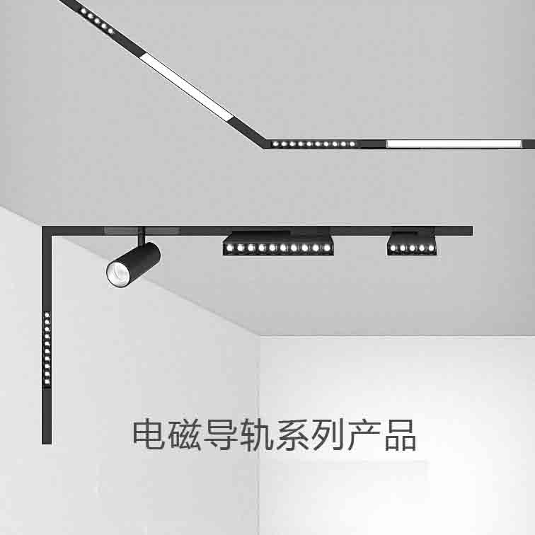 Electromagnetic track lamp series