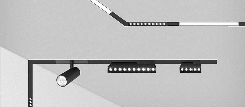 Features and installation instructions of electromagnetic track lamp